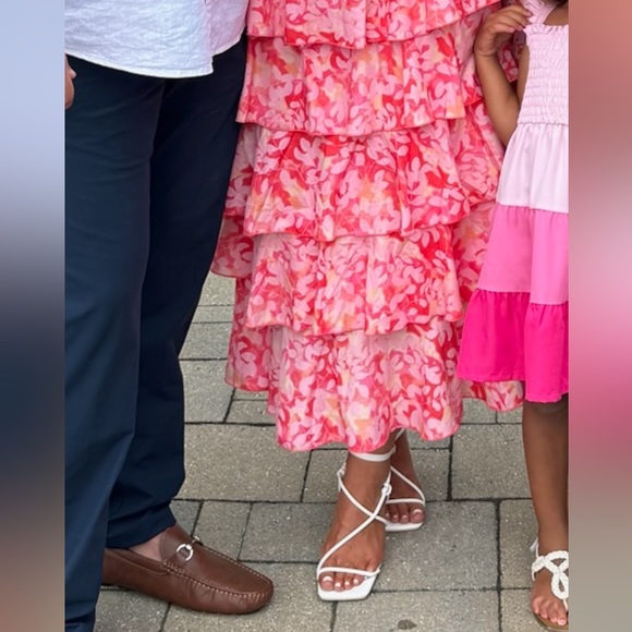 White Strappy Heels - Picture 3 of 3